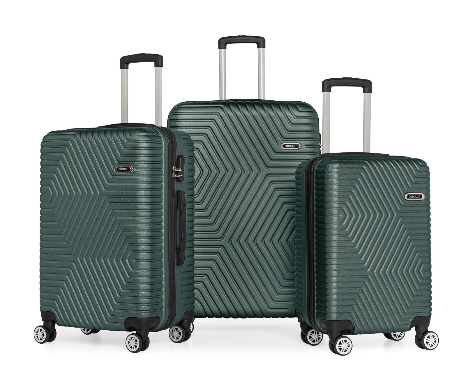 Travel Trolley Suitcase Luggage Set PP Material with Caster Wheel Combination Lock for Holiday Use Made Turkey