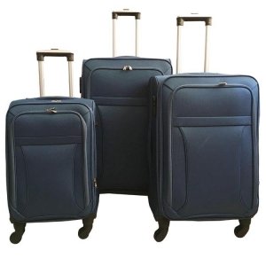 20'' 24'' 28'' Luxury 3 Pcs Trolley Suitcase Travel Bags Eva Fabric Luggage Sets on Wheels