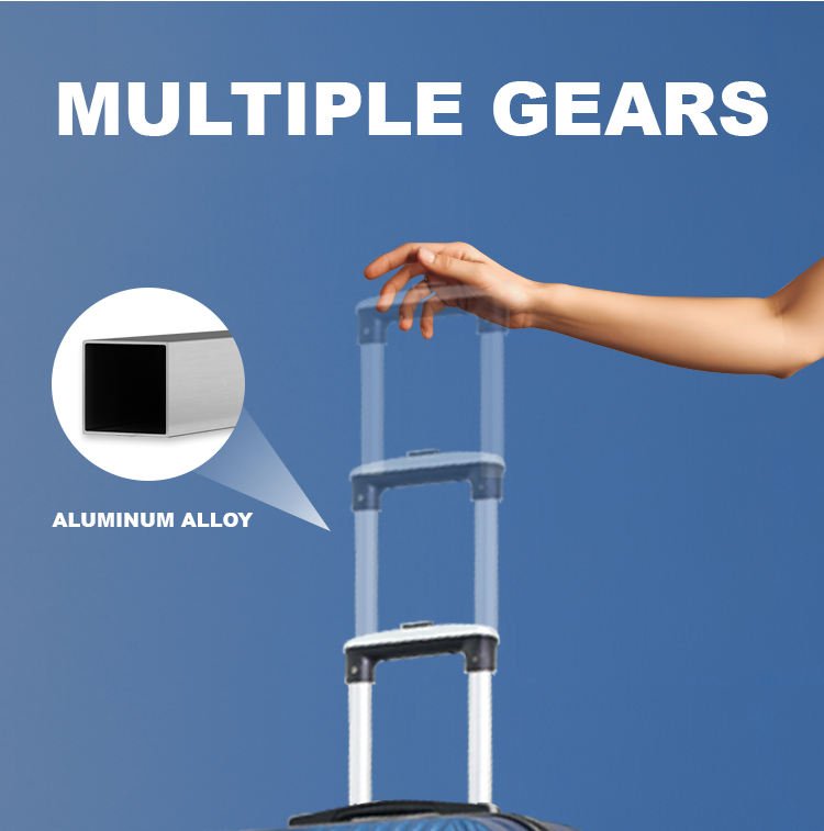 28 Inch Travel Luggage Large Multi-Color Luxury Suitcase Durable PP ABS Trolley Bag - Image 2