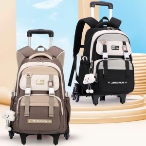 Large Capacity Japanese College Style Schoolbag Casual All-Match Primary Junior High School Student Backpack Trolley Feature