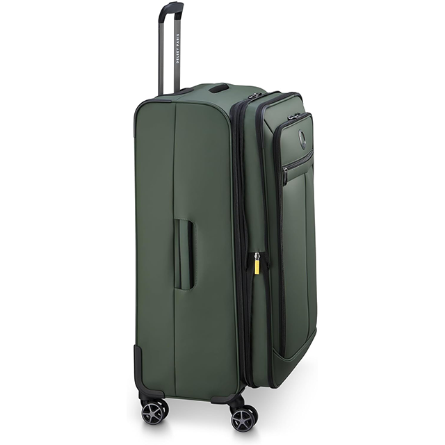 28 Inch Fabric Luggage Softside Expandable Suitcase Checked Luggage Case for Travel Business - Image 2